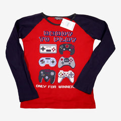 BONPOINT 10 ans t-shirt manette jeu video