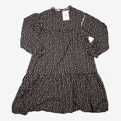 ZARA 14 ans Robe fleurie noire