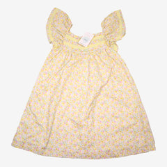 SERGENT MAJOR 9 ans robe jaune à fleurs brillantes