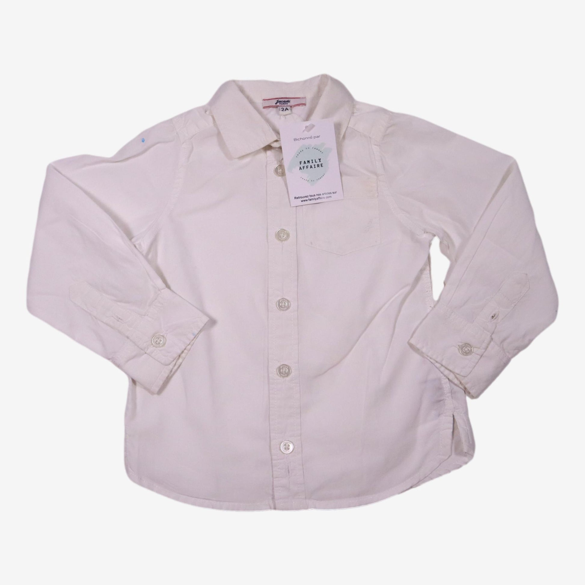 JACADI 2 ans Chemise blanche