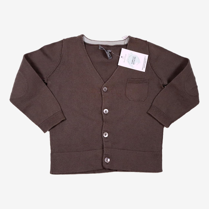 BONPOINT 4 ans Gilet en coton marron