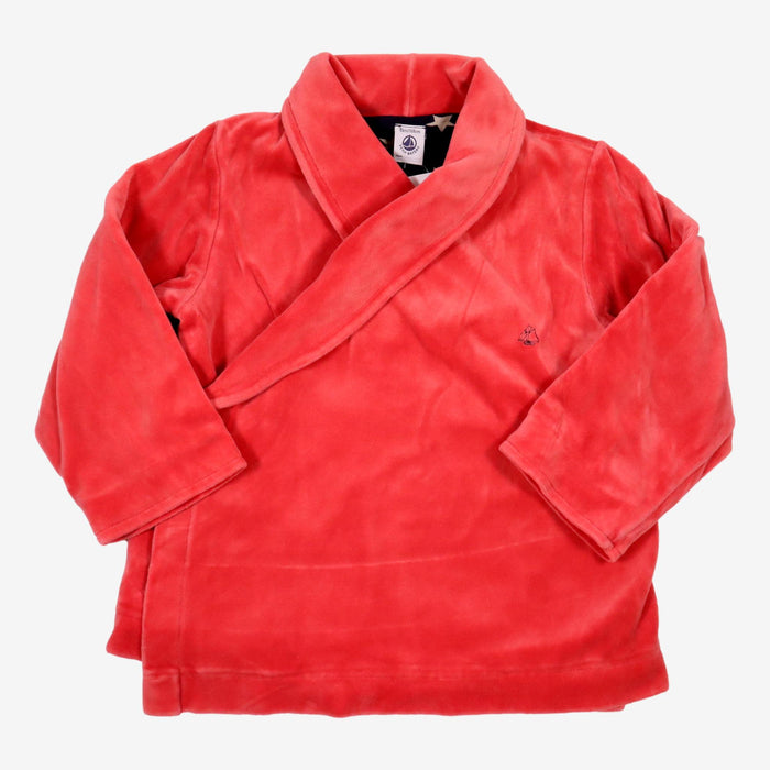 PETIT BATEAU 5 ans robe chambre rouge velours