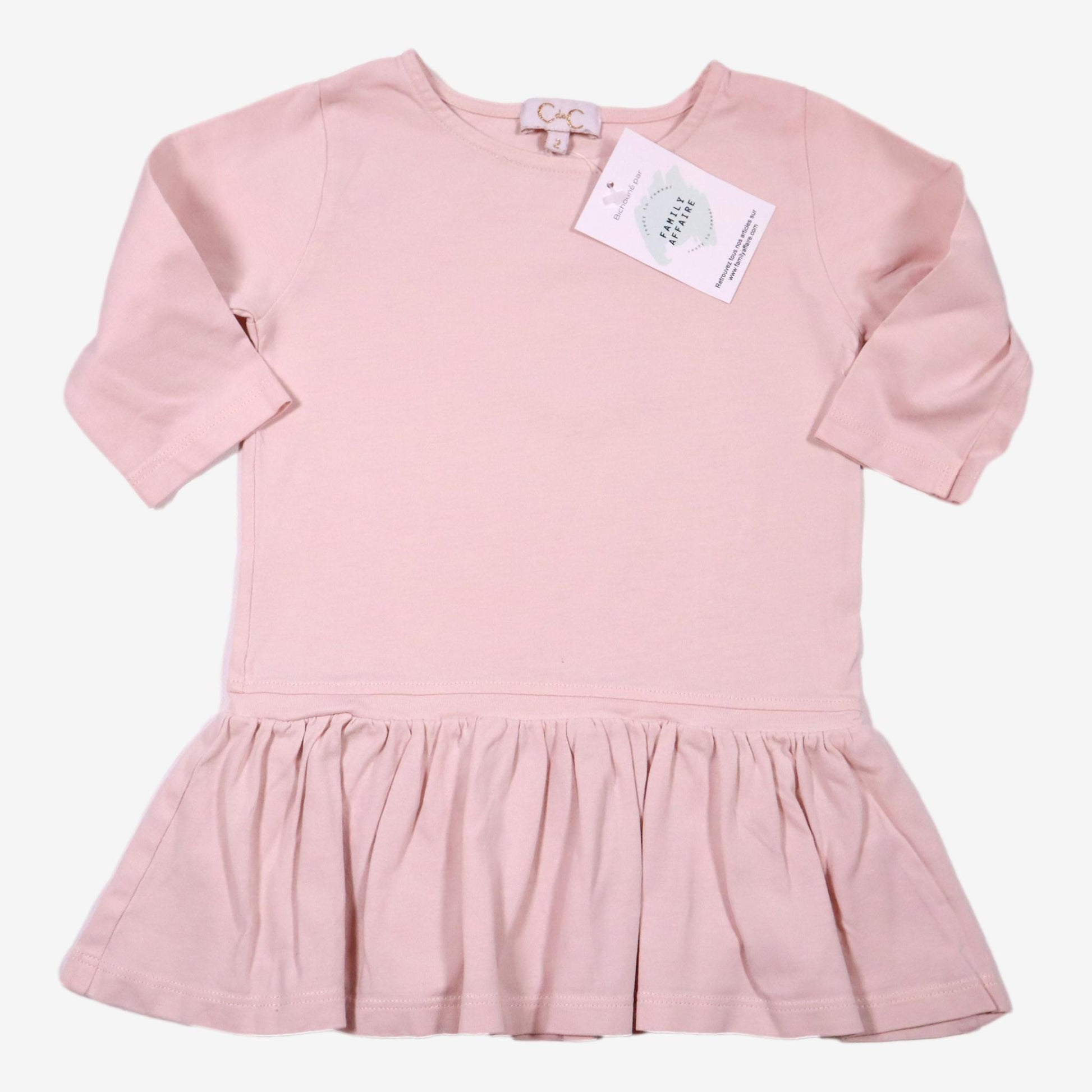 C DE C 2 ans Robe rose