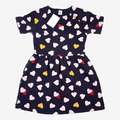 PETIT BATEAU 10 ans robe matelassée coeur