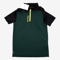 ADIDAS 8 ans polo vert zip