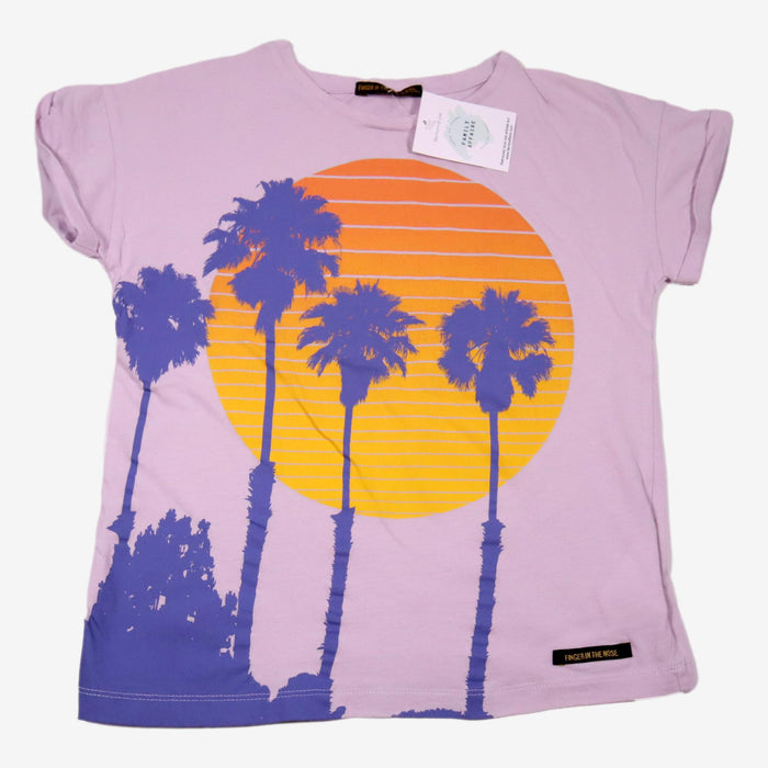 FINGER IN THE NOSE 10/11 ans Tee-shirt Sunset violet