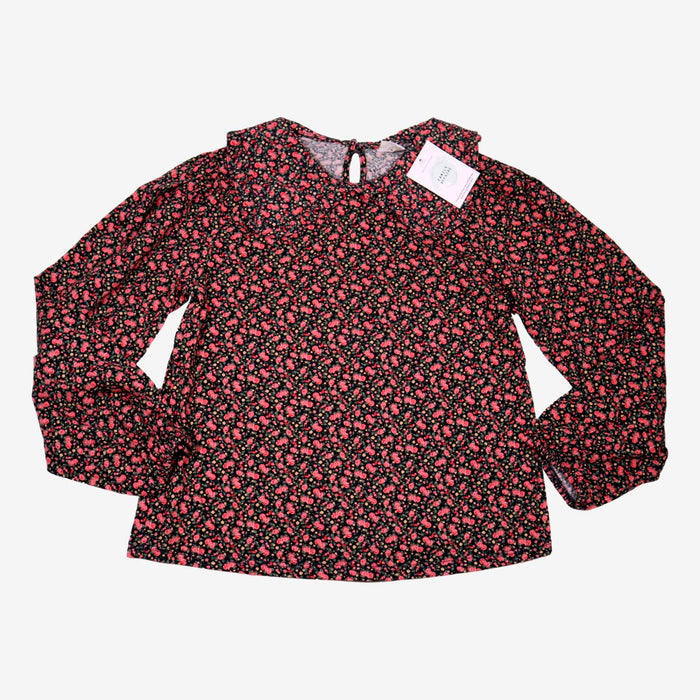 ZARA 10 ans Blouse col claudine imprimé fleurs