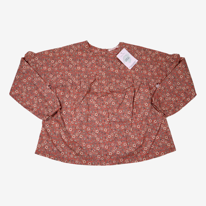 MONOPRIX 8 ans Blouse imprimé fleurs rose