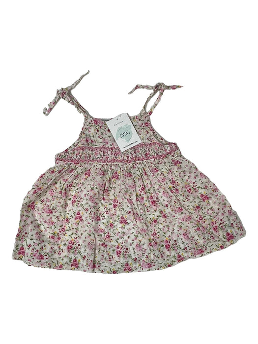 BOUT D'PHIL 3 ans BLOUSE bretelles smocks et fleurs