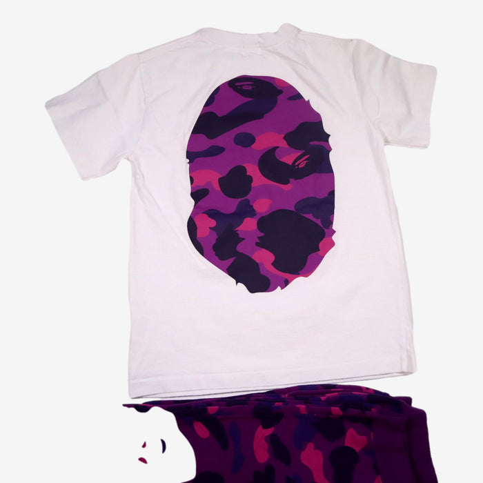 BAPE KIDS 12 ans Ensemble tee shirt et jogging motif camouflage