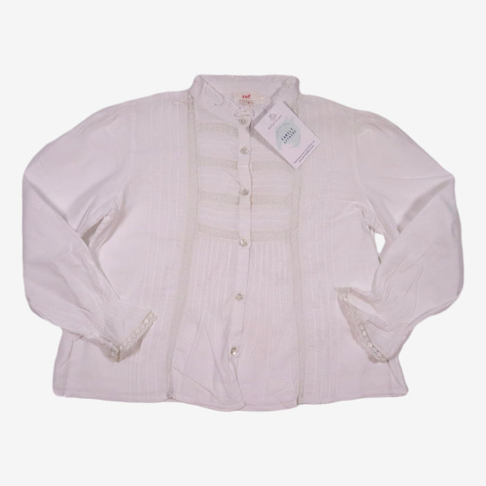 ZEF 6 ans blouse blanche dentelle