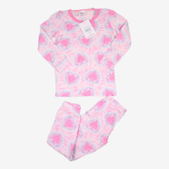 ESME 4 ans pyjama motif rose parme