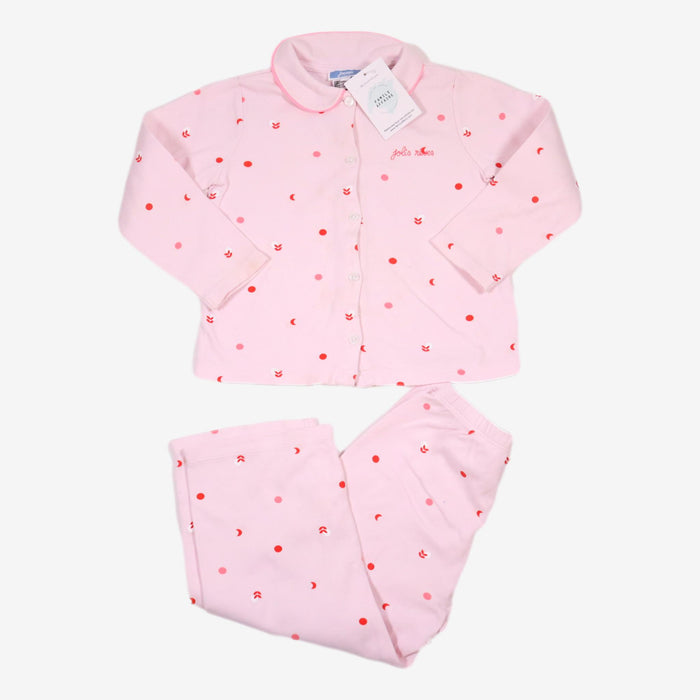 JACADI 4 ans pyjama rose pois "Jolis rêves"