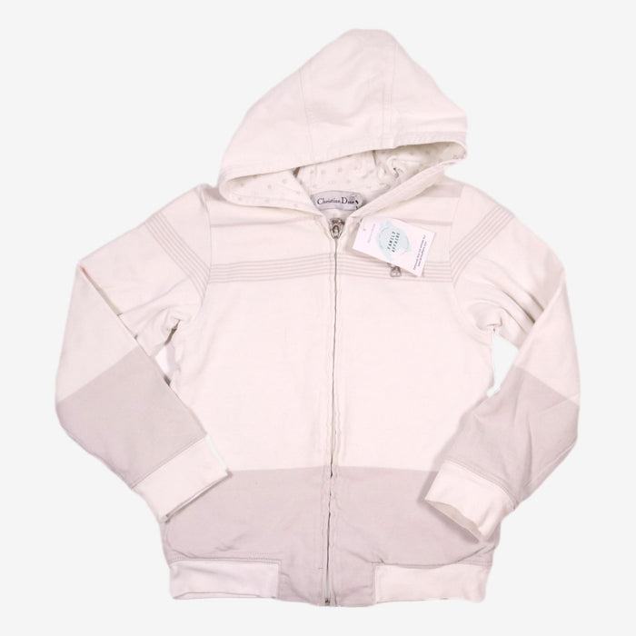 DIOR 6 ans sweat capuche blanc défaut