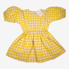 BALZAC PARIS 5/6 ans robe a carreaux jaune