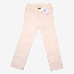 GAP 4 ans jegging velours blanc cassé