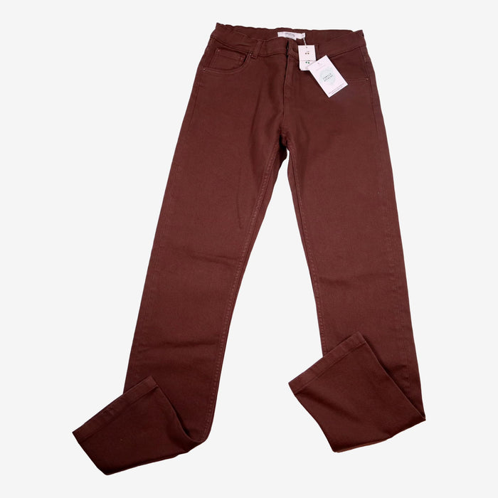 BONPOINT 14 ans pantalon marron taille haute