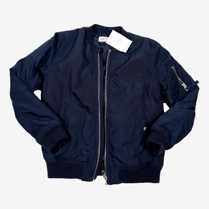 H&M 8 ans bomber bleu marine