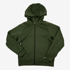 UNIQLO 12 ans gilet à capuche vert sapin