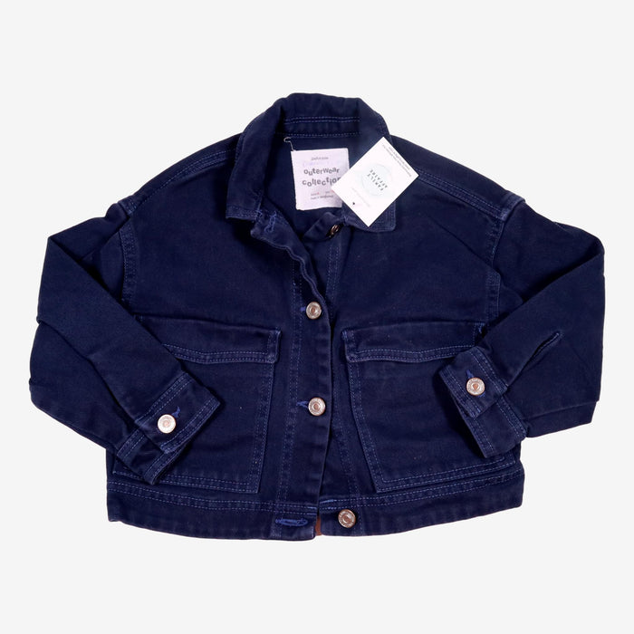 ZARA 6 ans Veste en jean bleu marine