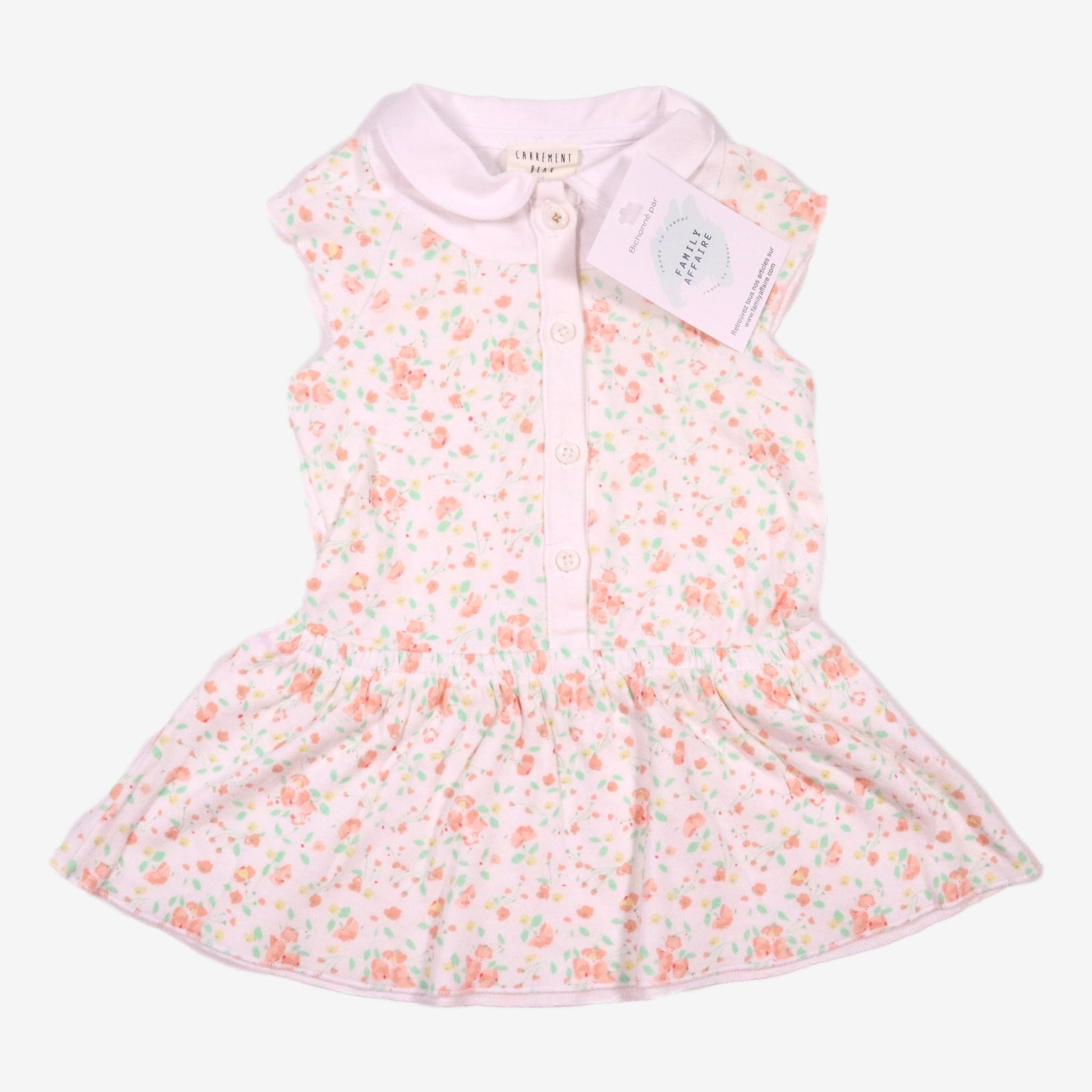 CARREMENT BEAU 3 mois Robe ceintrée à fleurs