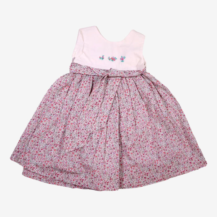 ACANTHE 12 mois Robe à ceinture imprimé fleurs