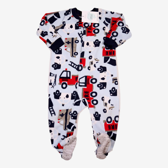 CARTER'S 12 mois Surpyjama polaire voitures pompiers