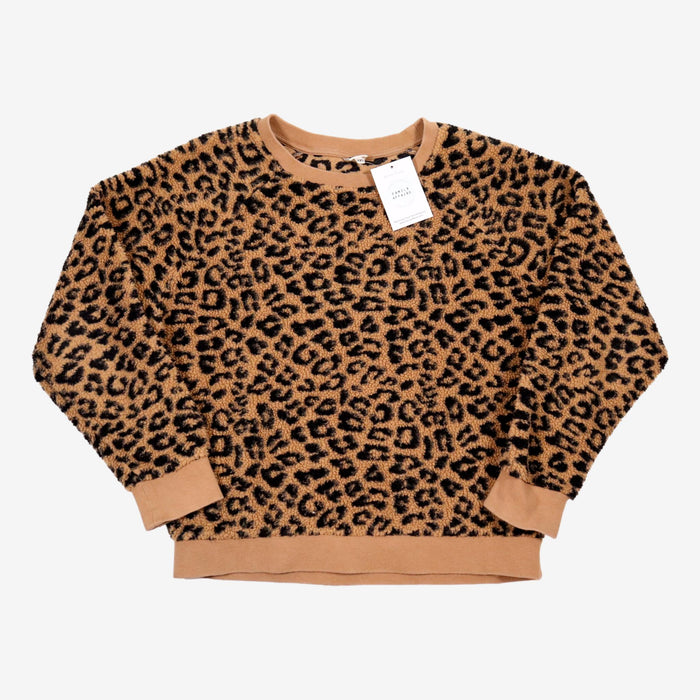 BONTON 12 ans Sweat leopard doux