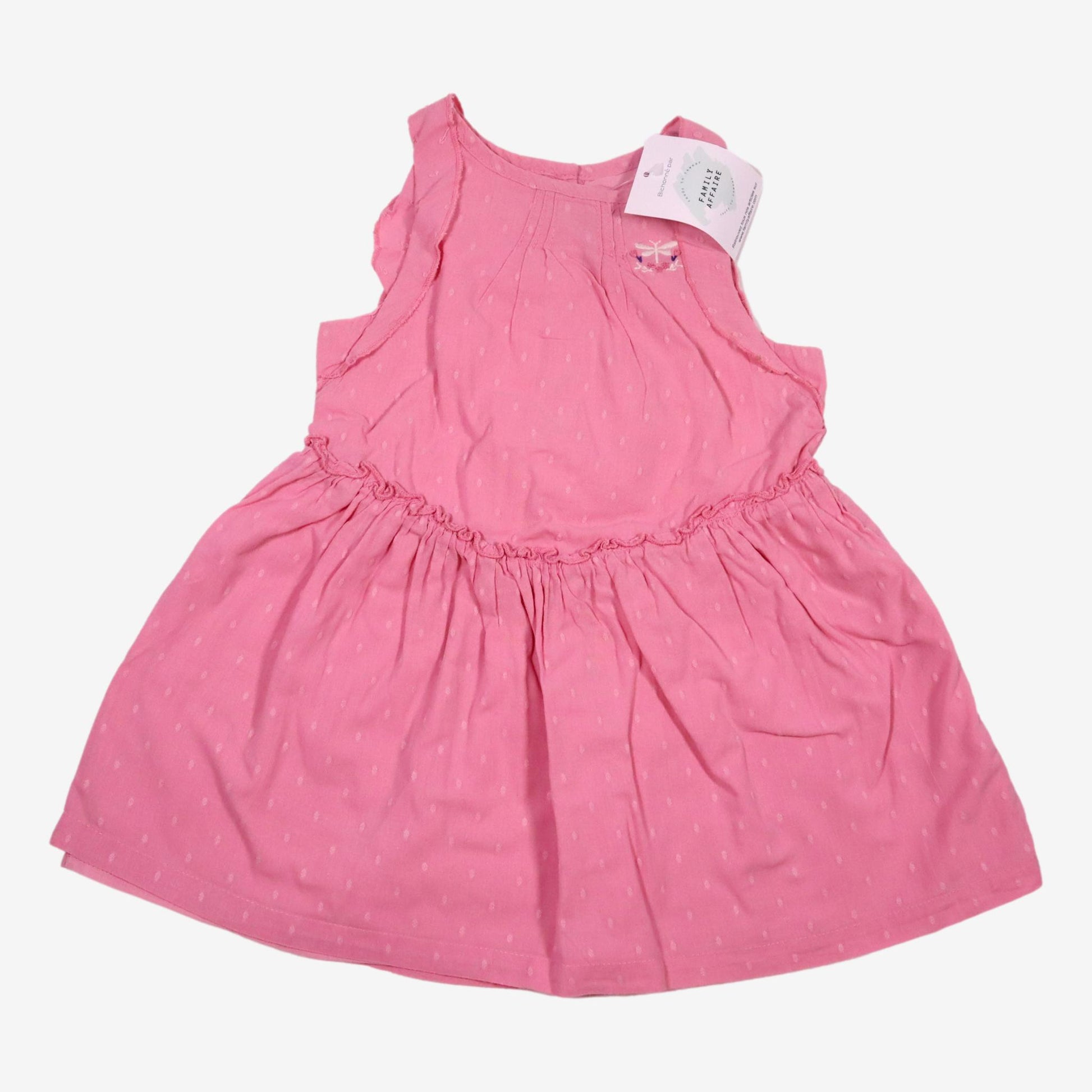 SERGENT MAJOR 2 ans Robe brodée rose