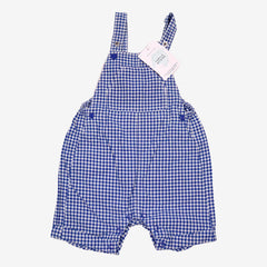 PETIT BATEAU 12 mois Salopette vichy bleue