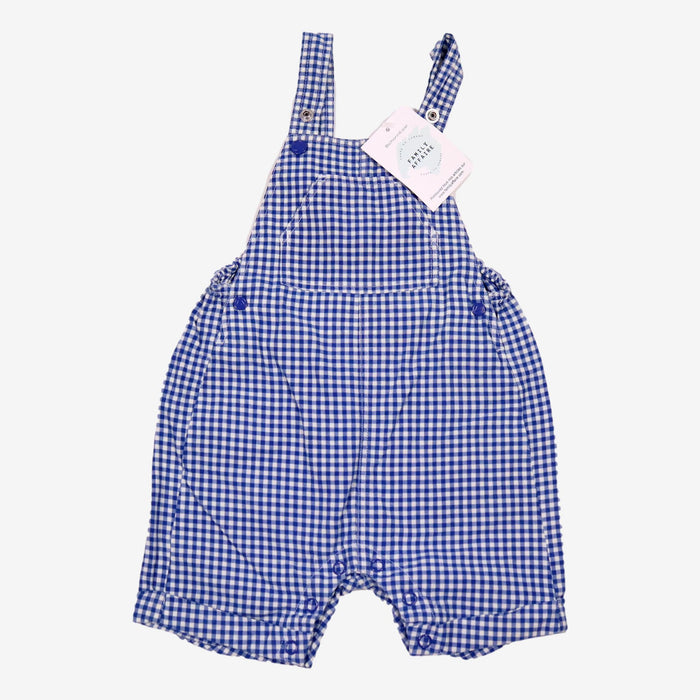 PETIT BATEAU 12 mois Salopette vichy bleue