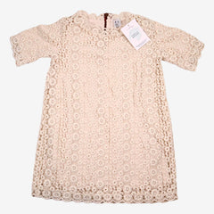 ZARA 5 ans robe en dentelle crème