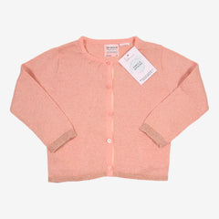 ZARA 2 ans gilet rose fils dorés