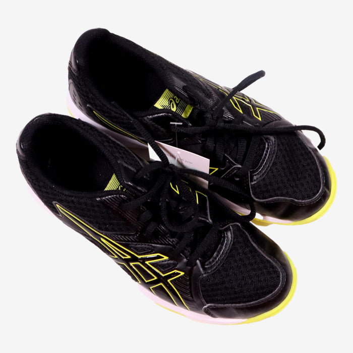 ASICS P36 baskets noir et jaune fluo