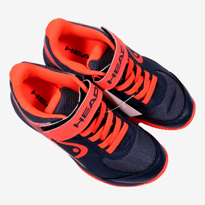 HEAD P31 baskets bleu et rouge fluo