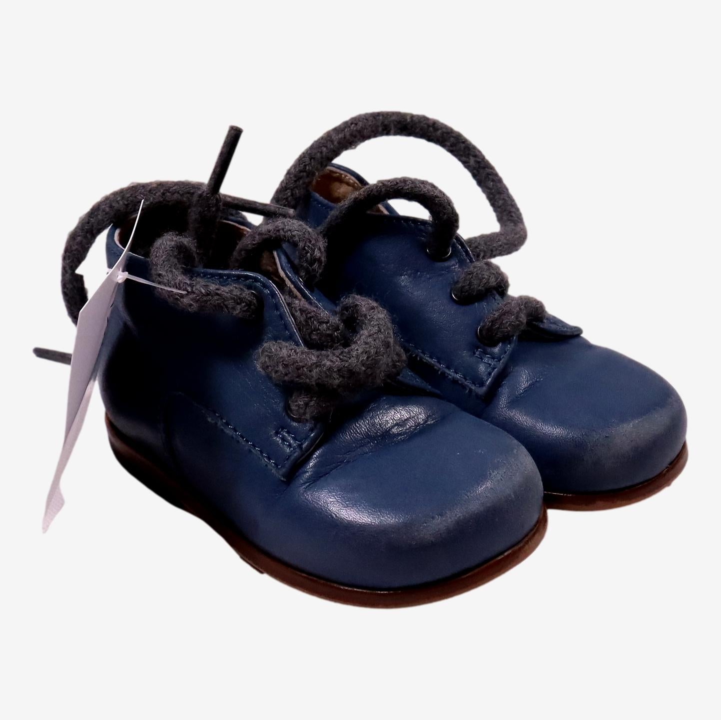 BONPOINT P21 chaussures en cuir bleues