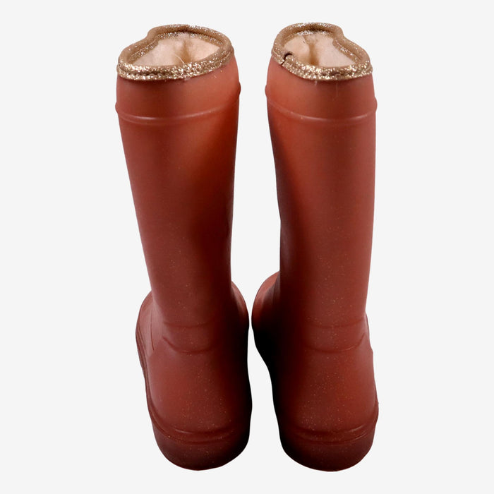 EN FANT P35 bottes de pluie rose fourrées