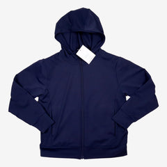 UNIQLO 7/8 ans gilet à capuche élastique marine