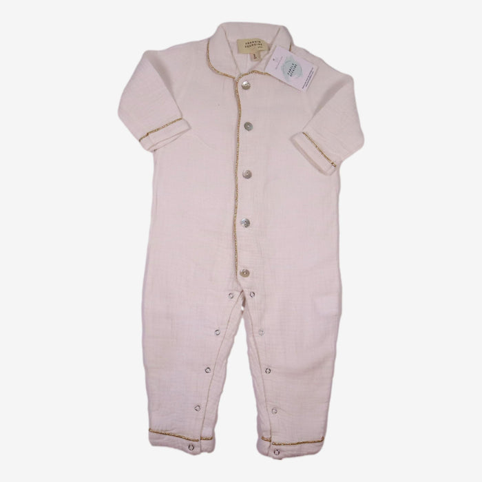 FRANGIN FRANGINE 2 ANS Pyjama blanc en gaz de coton