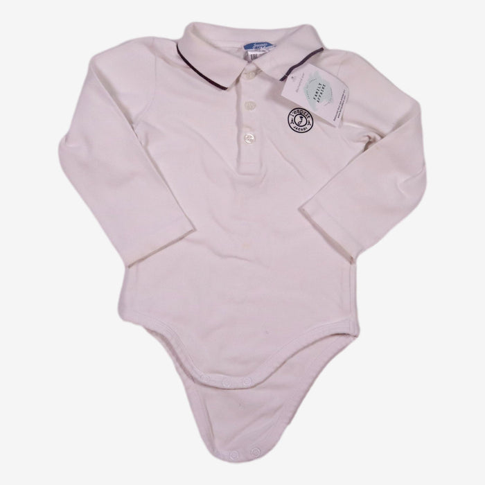 JACADI 2 ans Body polo blanc