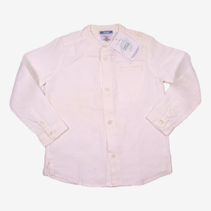 JACADI 3 ans Chemise blanche col mao (défaut)