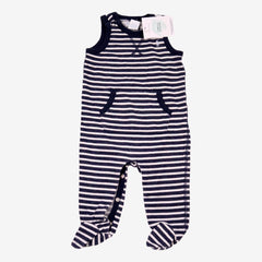 RALPH LAUREN 6 mois combinaison rayée marine/blanc