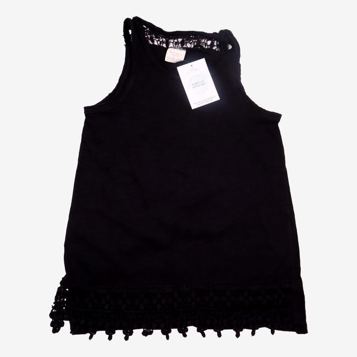 ZARA 5/6 ans Top noir avec dentelle