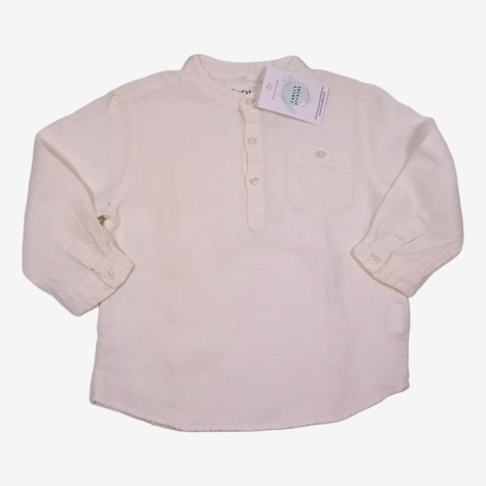 BOUTCHOU 2ans chemise blanche col marocain