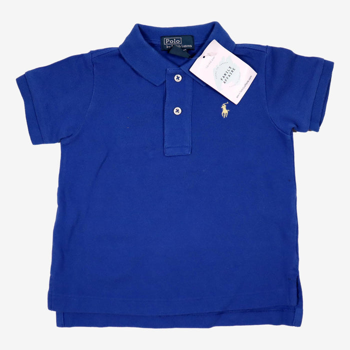 RALPH LAUREN 12 mois polo bleu électrique