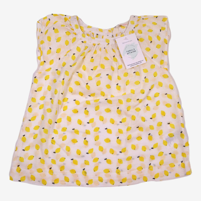 H&M 3 ans chemise manche courte citron