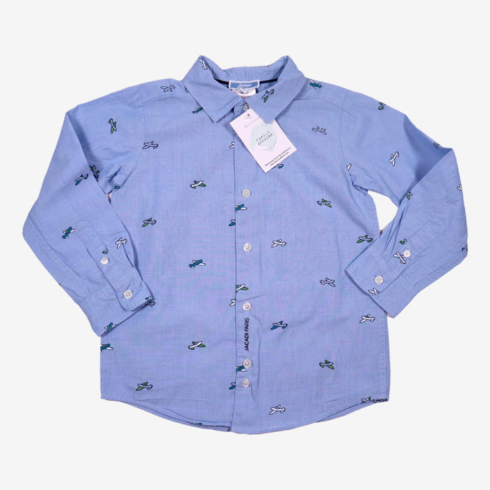 JACADI 5 ans chemise bleu avions