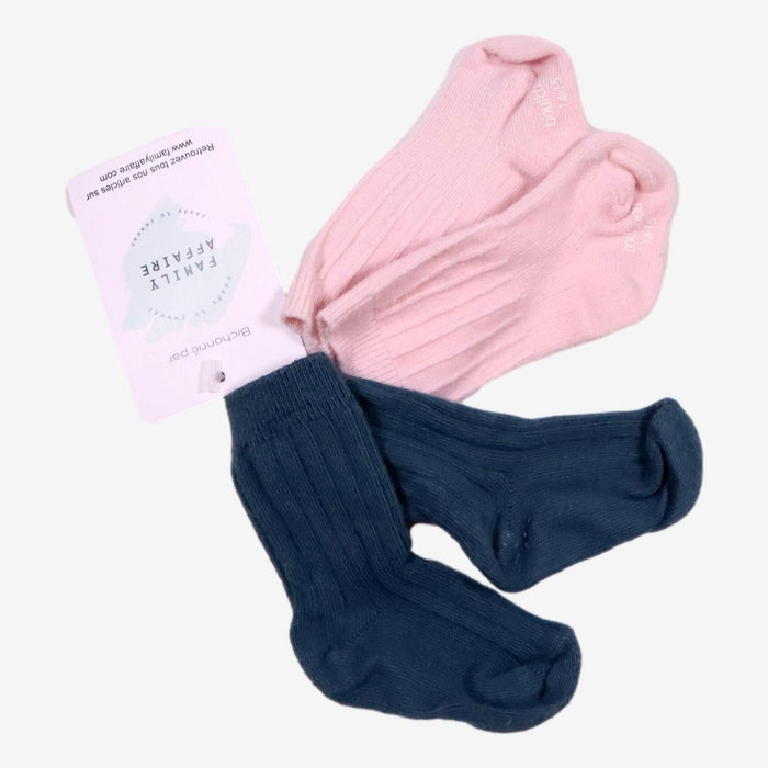 BOUTCHOU 14-15 lot 2 paires de chaussettes