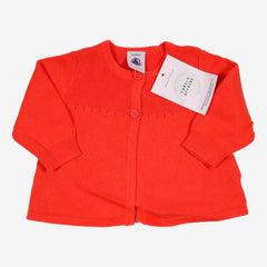 PETIT BATEAU 3 mois gilet orange