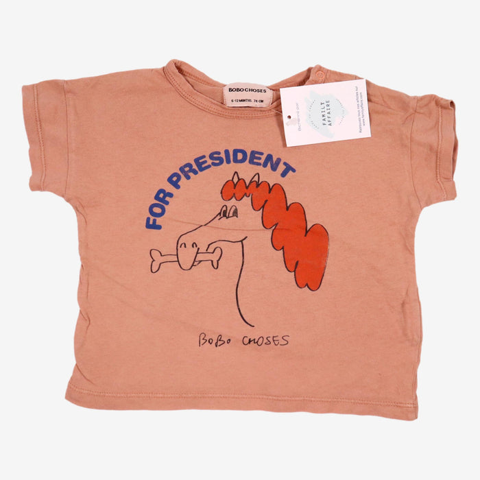 BOBO CHOSES 12 mois tee-shirt pêche à dessin cheval